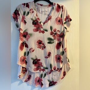 Latched Mama Floral V-Neck Women Top
